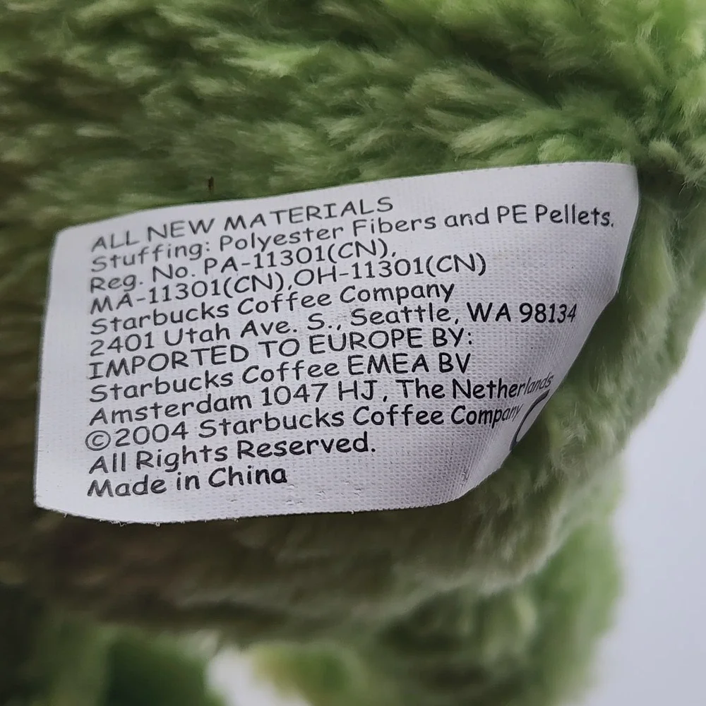 Starbucks 29th Edition Bearista Bear Plush In Kiss Me Green Frog Prince 10